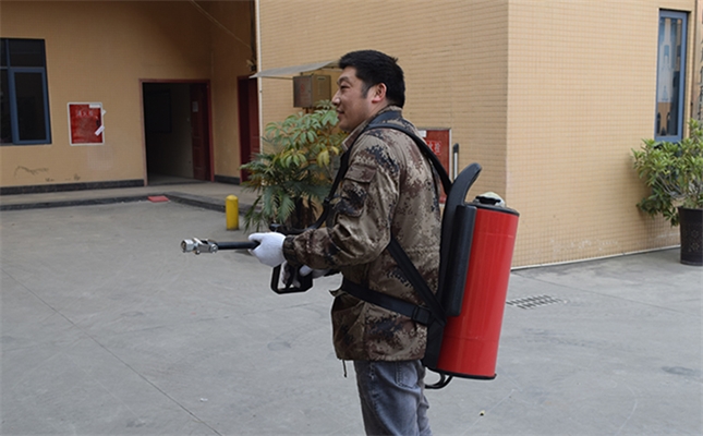背負式細水霧滅火機維護與保養