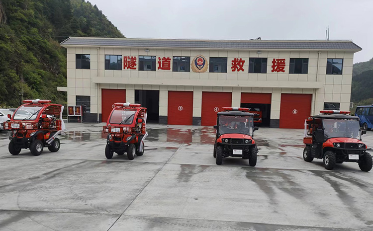 天臺山隧道新增全地形消防摩托，保障隧道消防安全